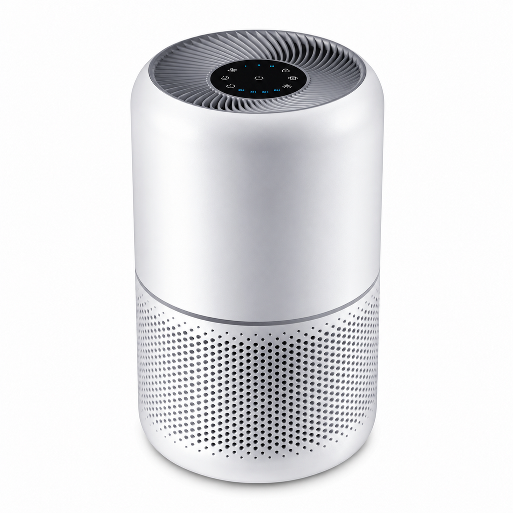 Compact Air Purifier with 3-Stage Filtration and Sleep Mode