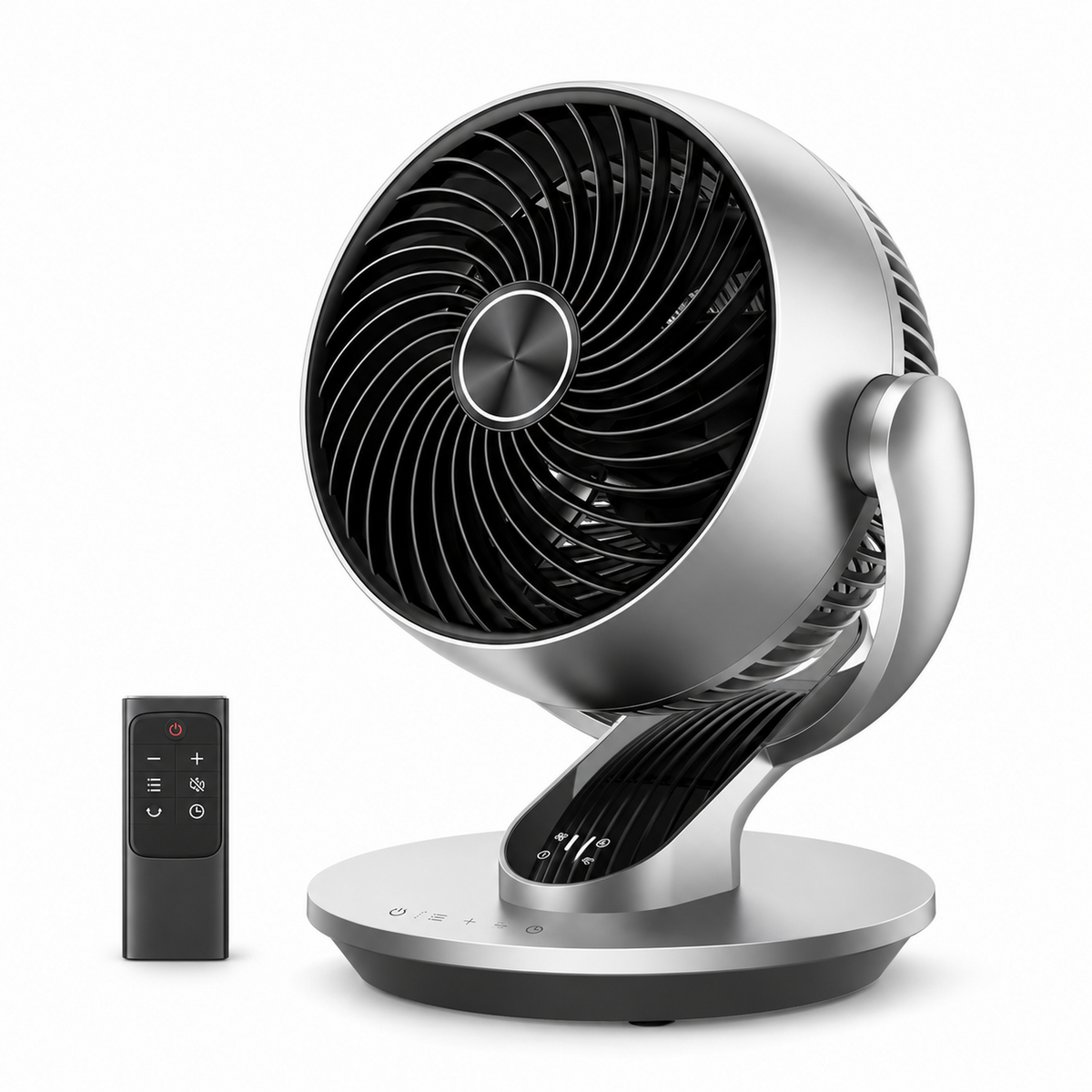Table Air Circulator Fan with 4 Speeds, Oscillation and Remote