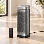 1500W Ceramic Space Heater with Thermostat, Oscillation and Remote