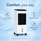 7L Portable Evaporative Air Cooler with Remote Control